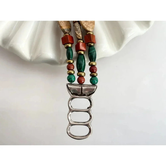 Thunderbird Beaded Silvermoon Vintage Sterling Adjustable Wristwatch 23mm Works! - Picture 8 of 10